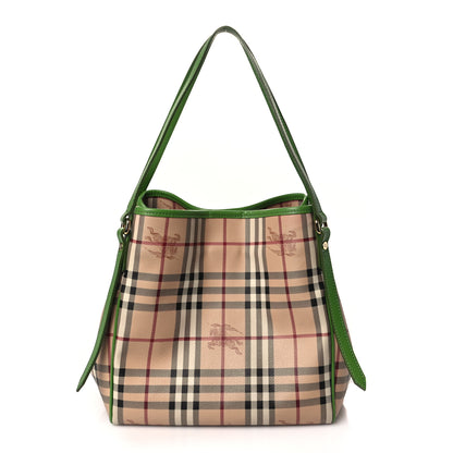 Burberry Haymarket Check Small Canterbury Tote Pine 1 of 7
