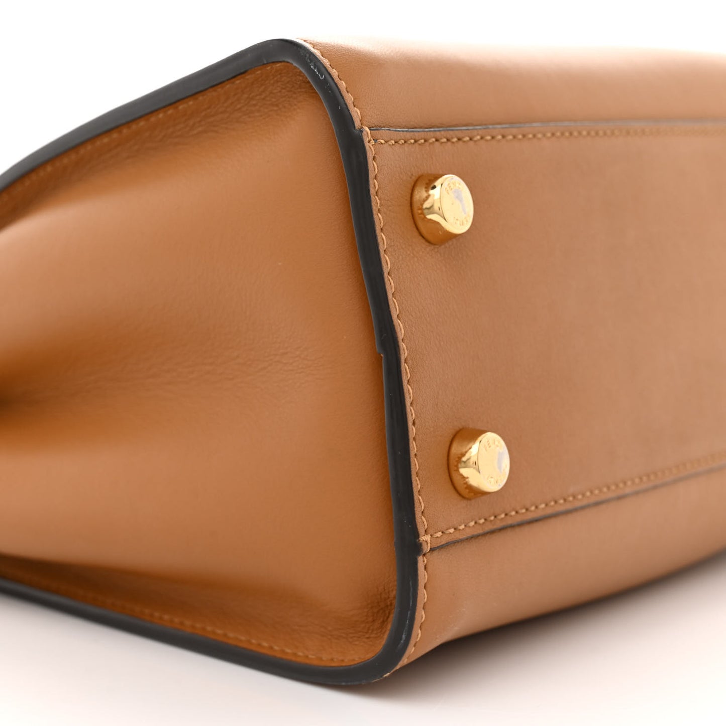 Vitello Tahiti Burro Medium Peekaboo Iconic Essentially Satchel Nocciola Asfalto Cast