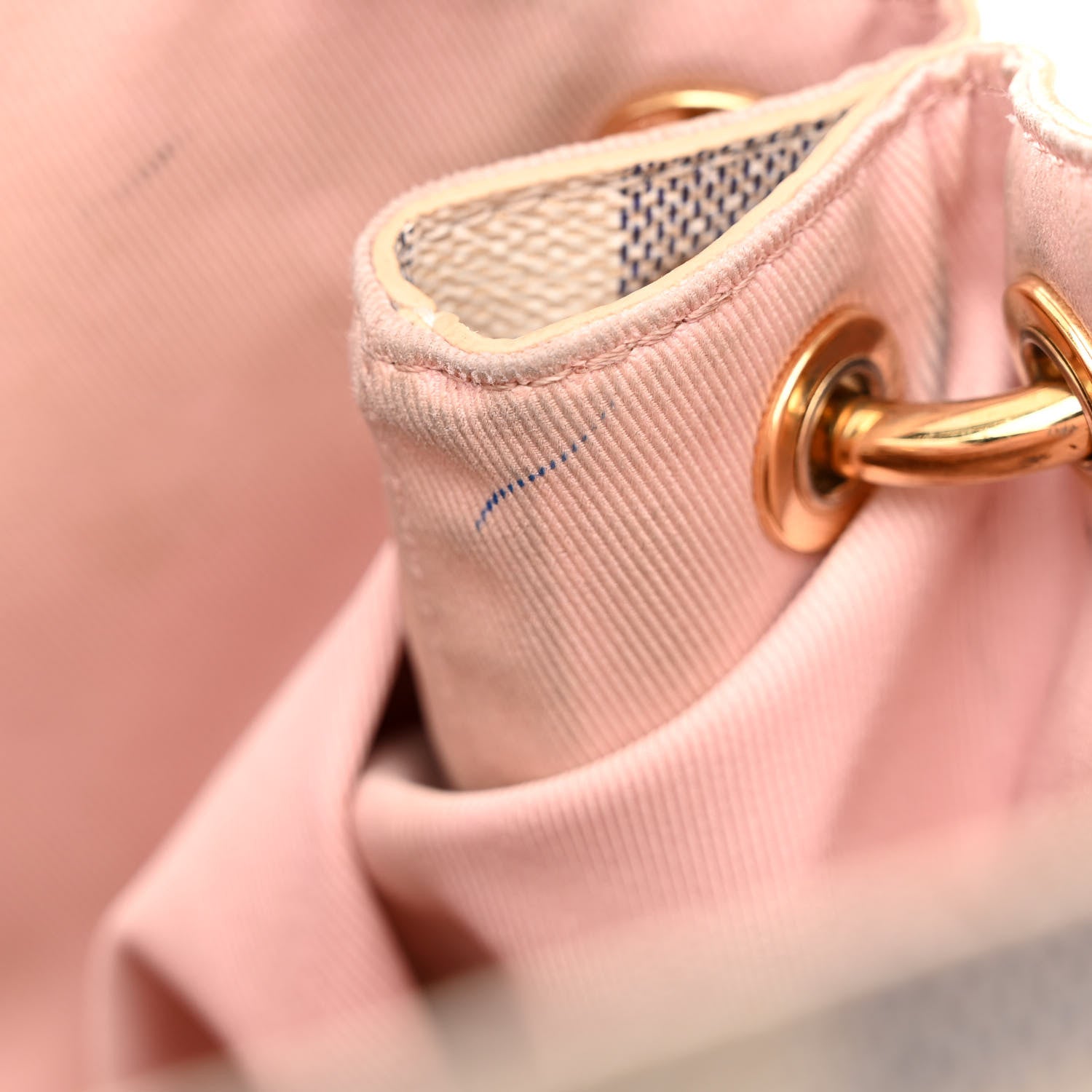 Louis Vuitton Damier Azur Graceful PM Rose Ballerine 12 of 16