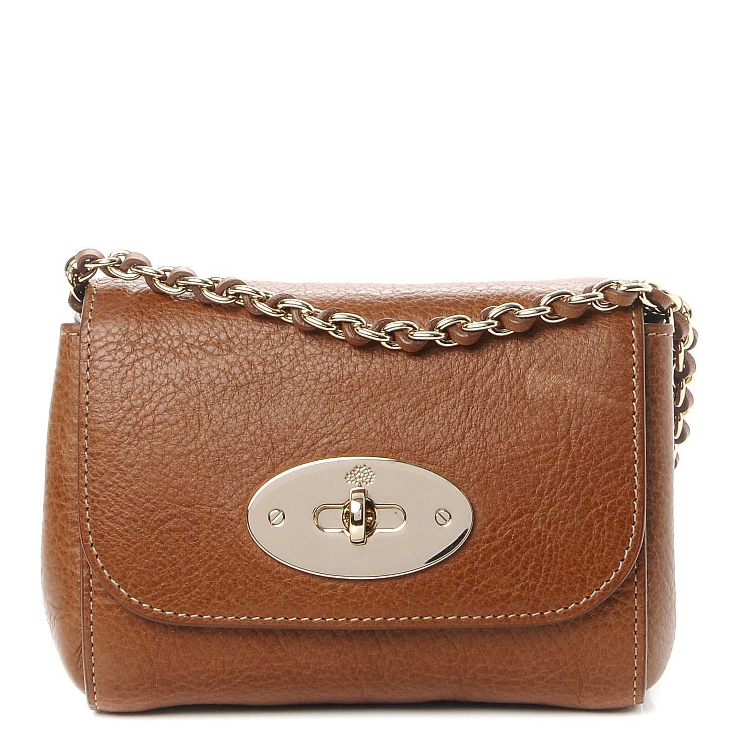 Mulberry Natural Calfskin Mini Lily Oak 1 of 10
