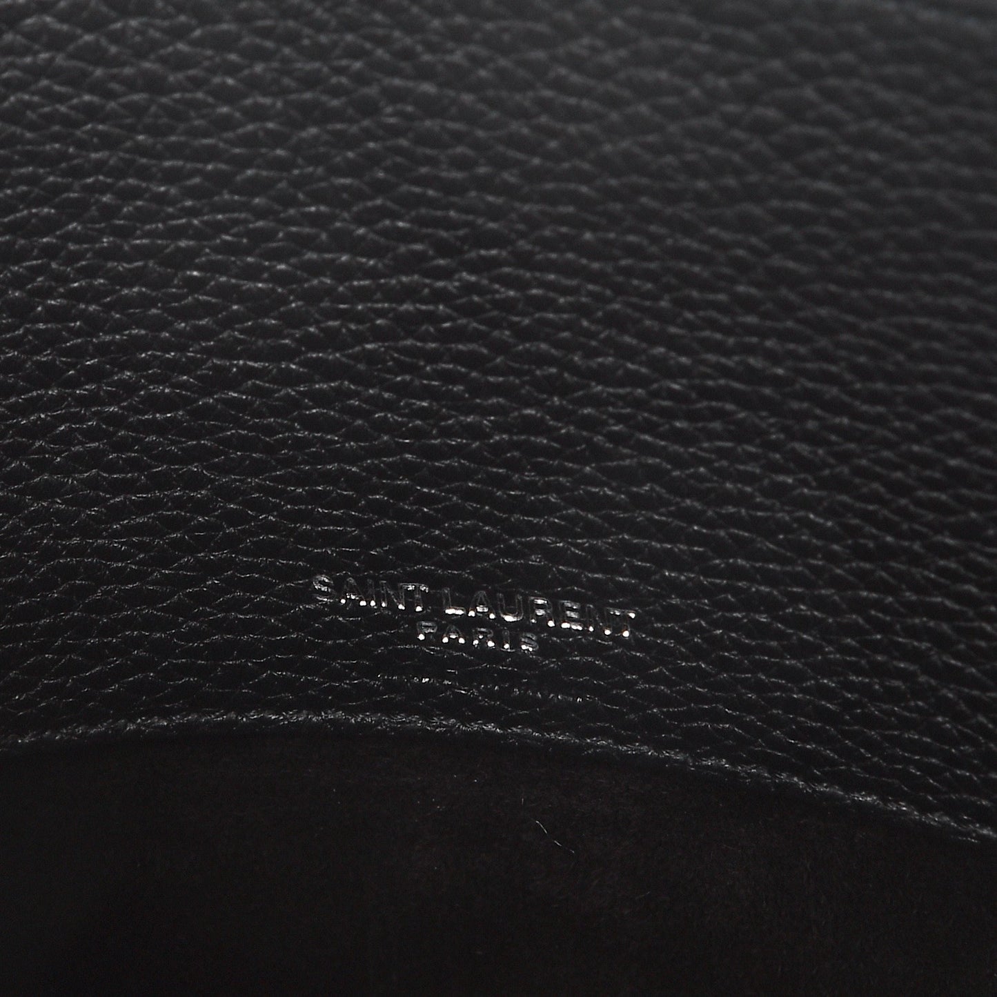 Grained Calfskin Baby Supple Sac De Jour Black