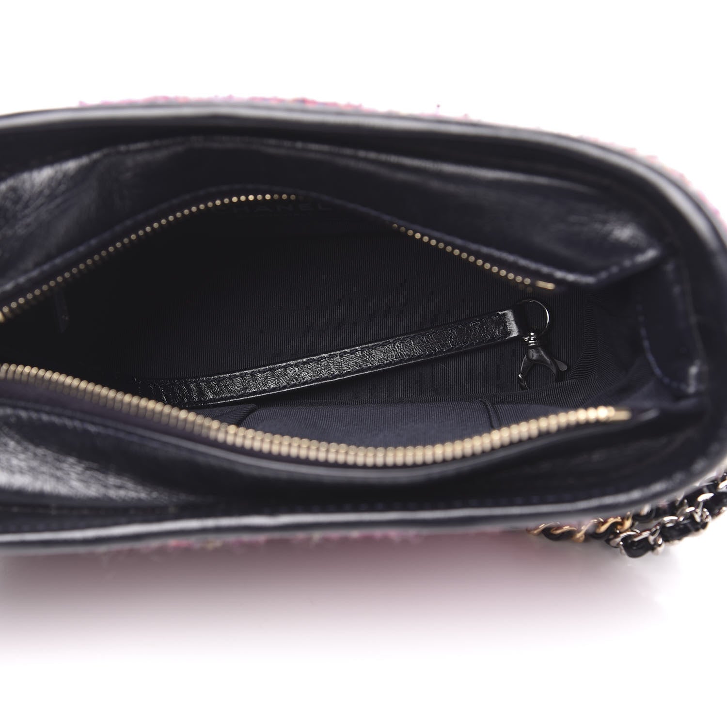 Chanel Tweed Calfskin Small Gabrielle Hobo Dark Navy 5 of 11