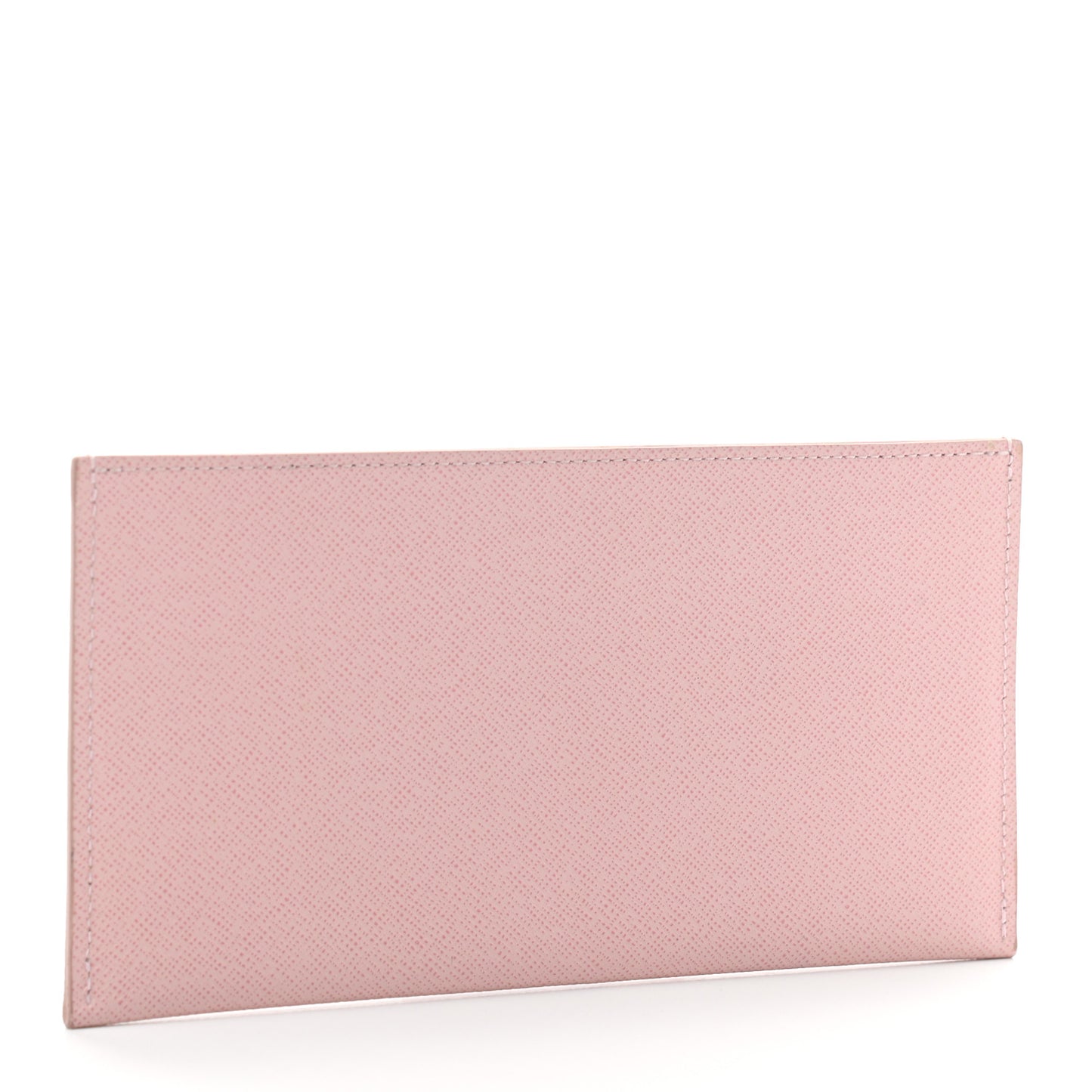 Calfskin Felicie Card Holder Insert Rose Poudre