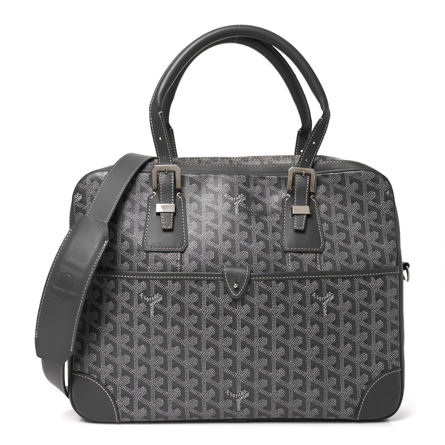 Goyard Goyardine Ambassade PM Briefcase Grey 1 of 9