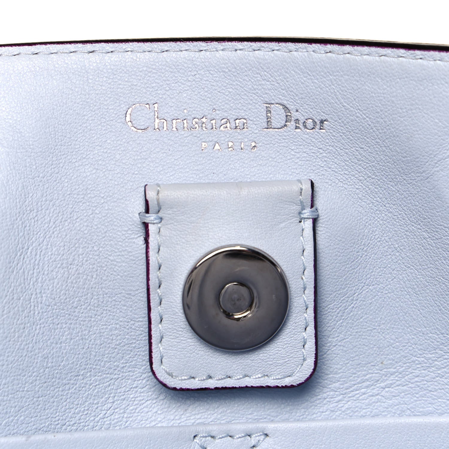 Christian Dior Bullcalf Large Diorissimo Bag Toxic Purple 7 of 12