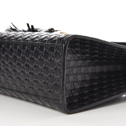 Gucci Microguccissima Medium Emily Chain Shoulder Bag Black 9 of 9