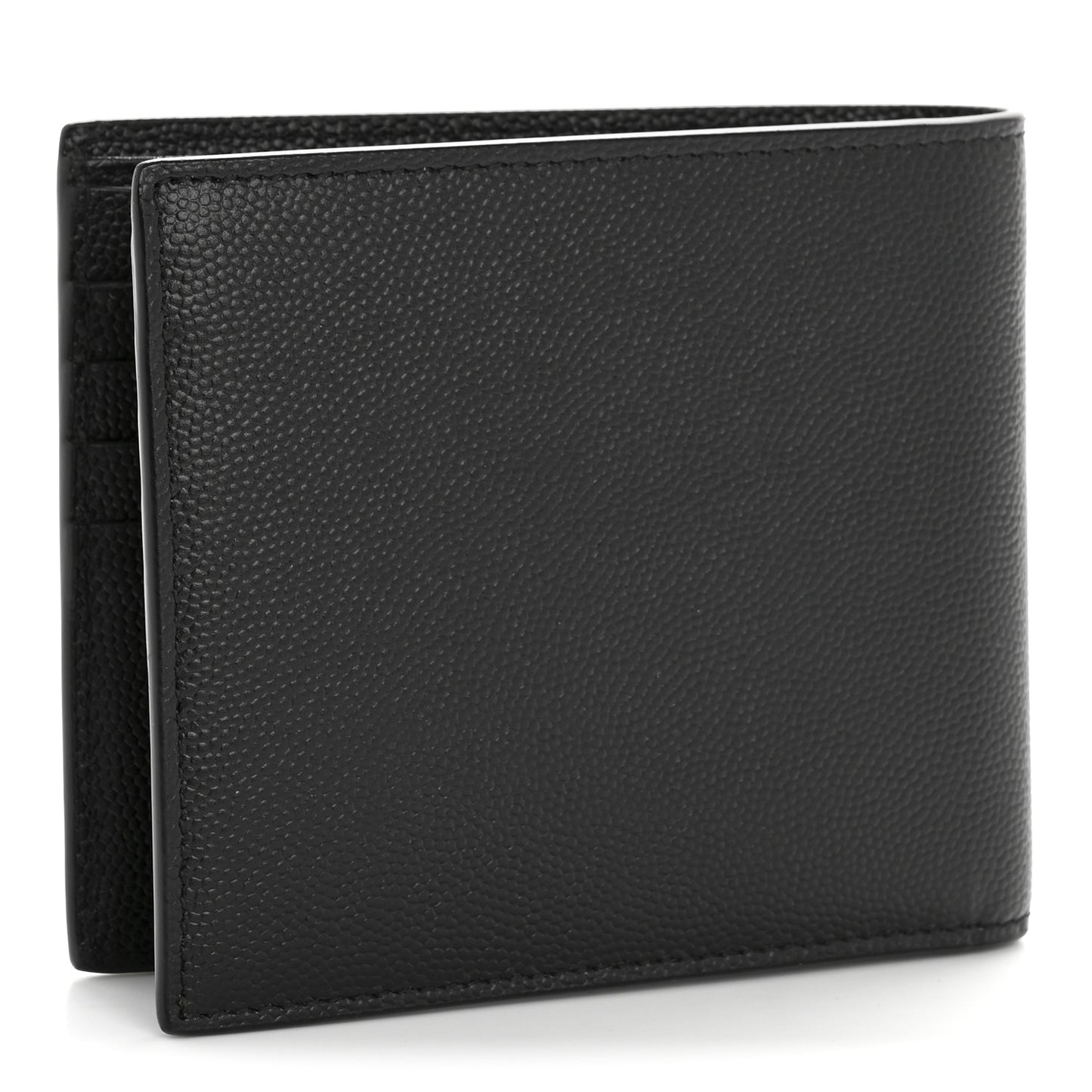 Grain De Poudre Monogram Monochrome East West Cassandre Bifold Wallet Black