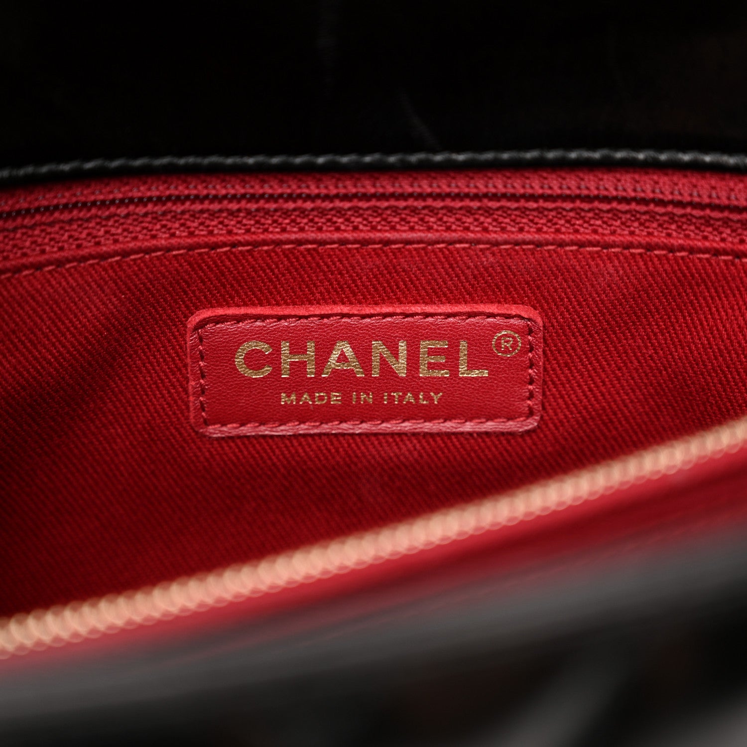 Chanel Calfskin Chevron Quilted Medium Coco Handle Flap Black 6 of 14