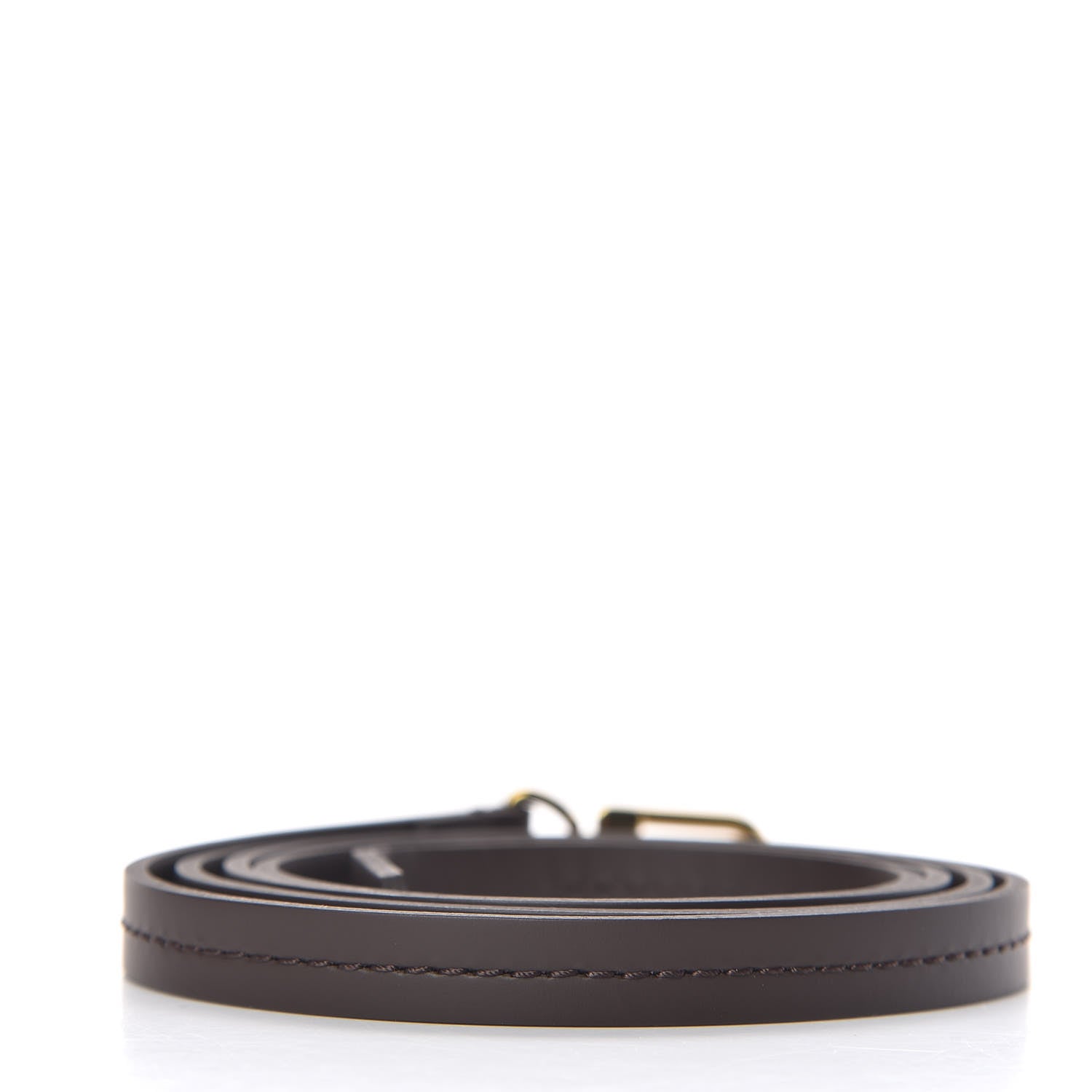 Louis Vuitton Calfskin 12mm Favorite Long Strap Brown 2 of 4