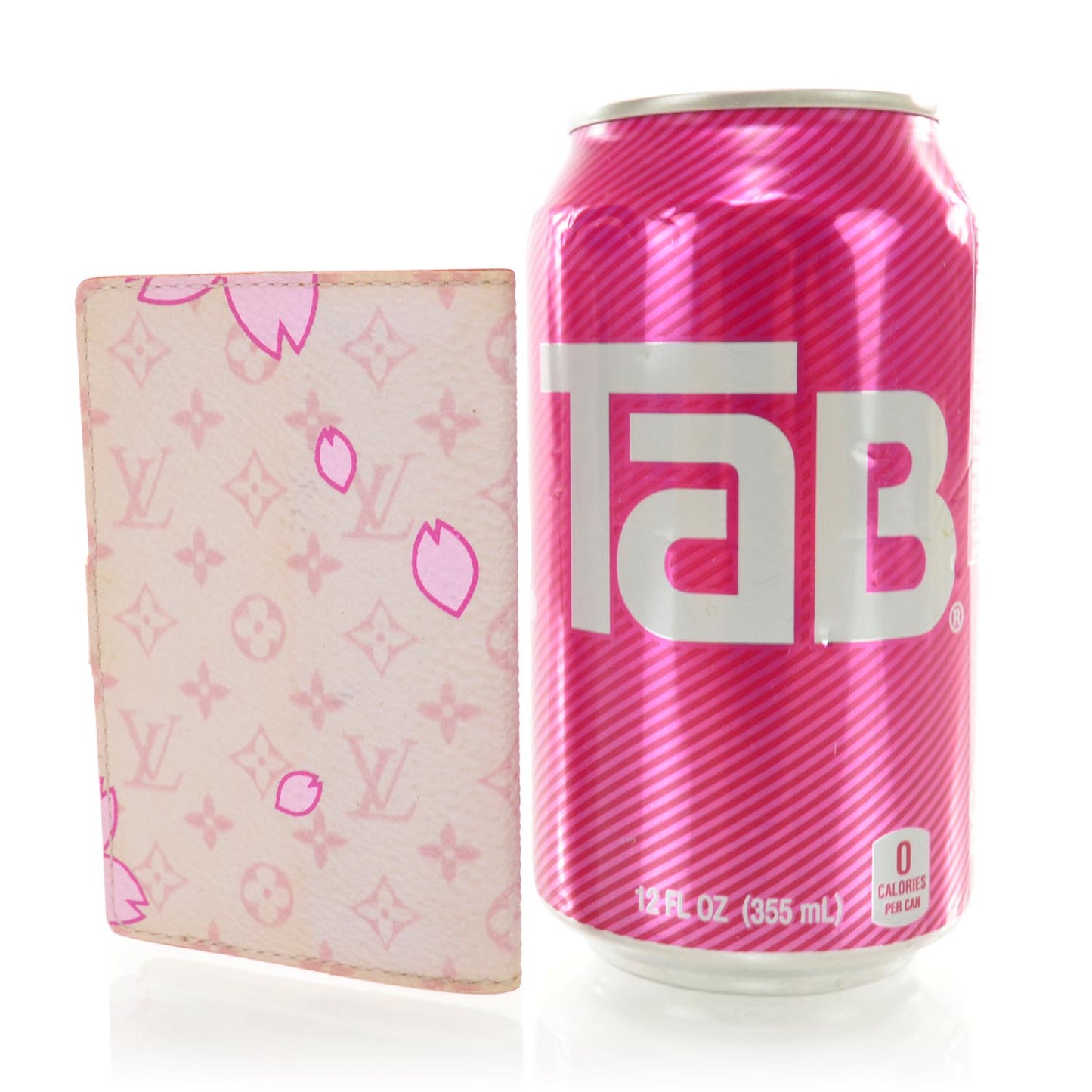 Monogram Cherry Blossom Carnet de Bal Mini Agenda Cover Pink