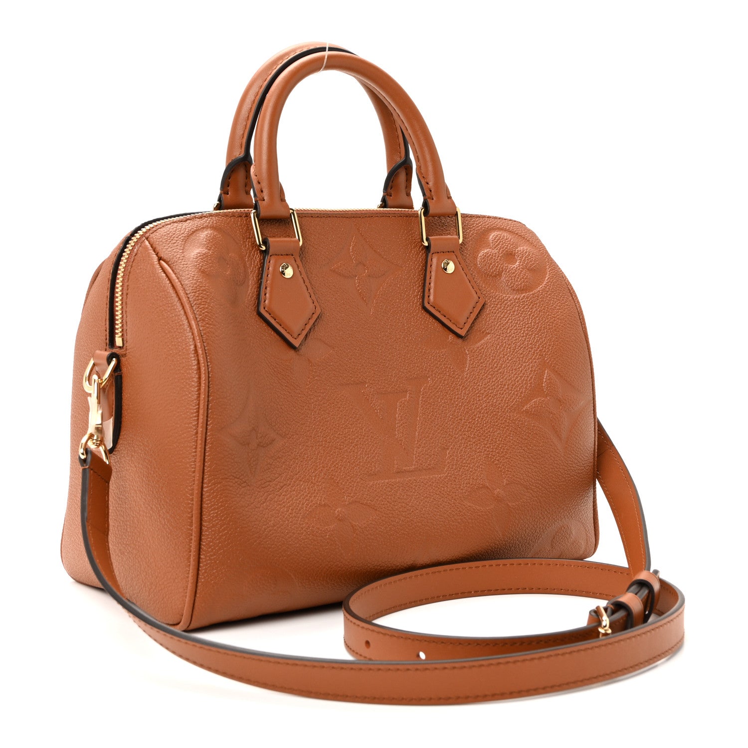 Louis Vuitton Empreinte Monogram Giant Speedy Bandouliere 25 Cognac 3 of 9