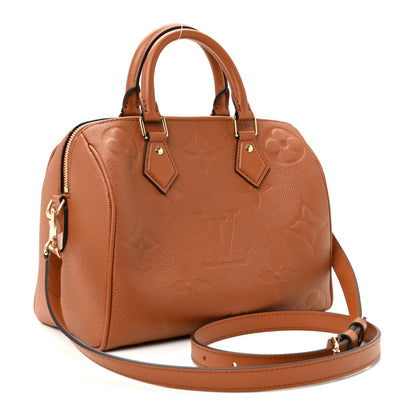 Louis Vuitton Empreinte Monogram Giant Speedy Bandouliere 25 Cognac 3 of 9