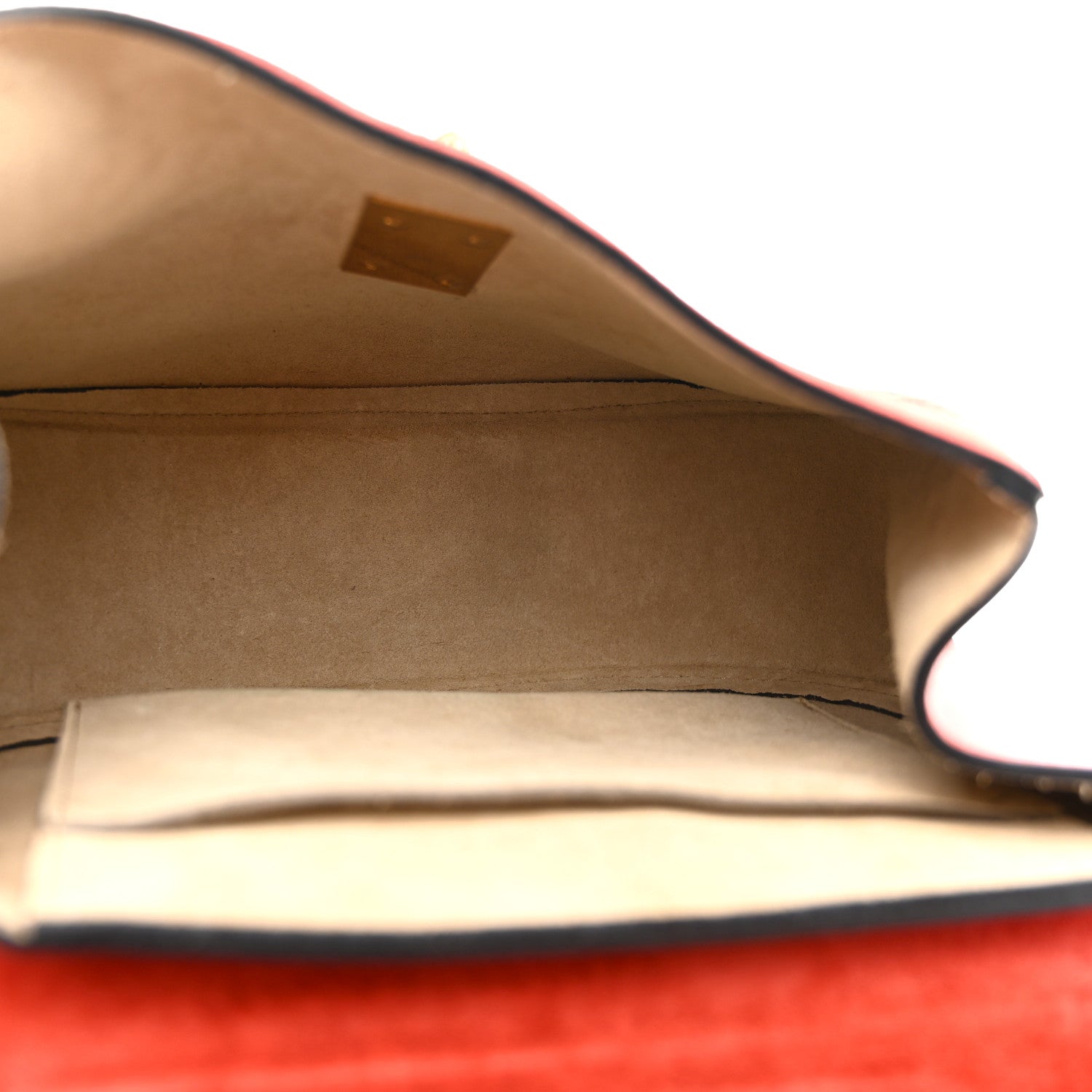 Chloe Suede Smooth Calfskin Drew Shoulder Bag Poppy 5 of 13