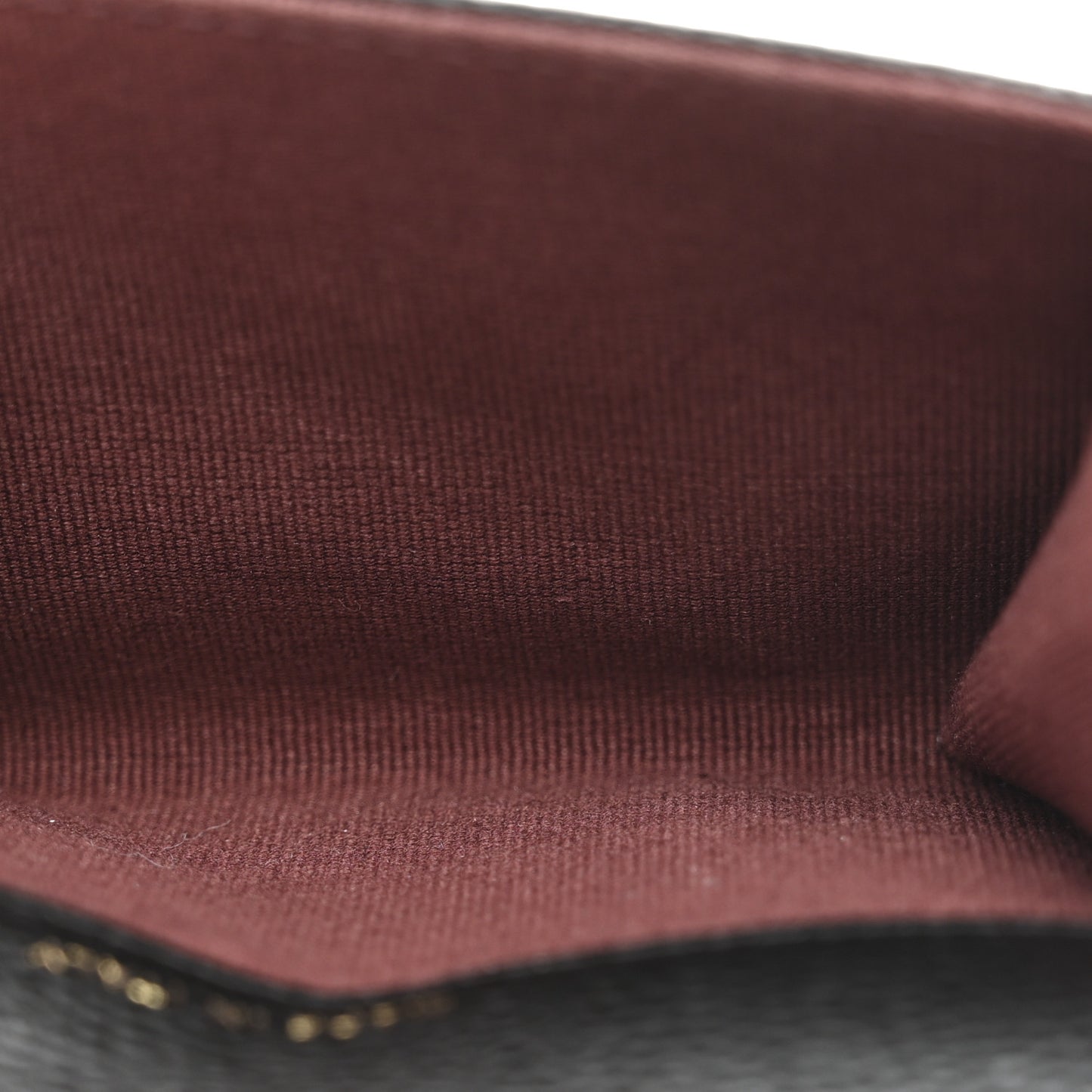 Caviar Quilted Flap Card Holder Wallet Black