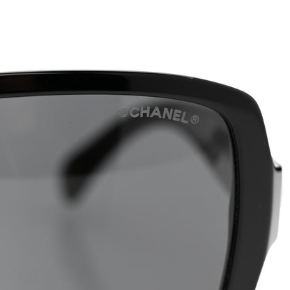 Chanel Acetate Square Sunglasses 5408-A Black 8 of 9