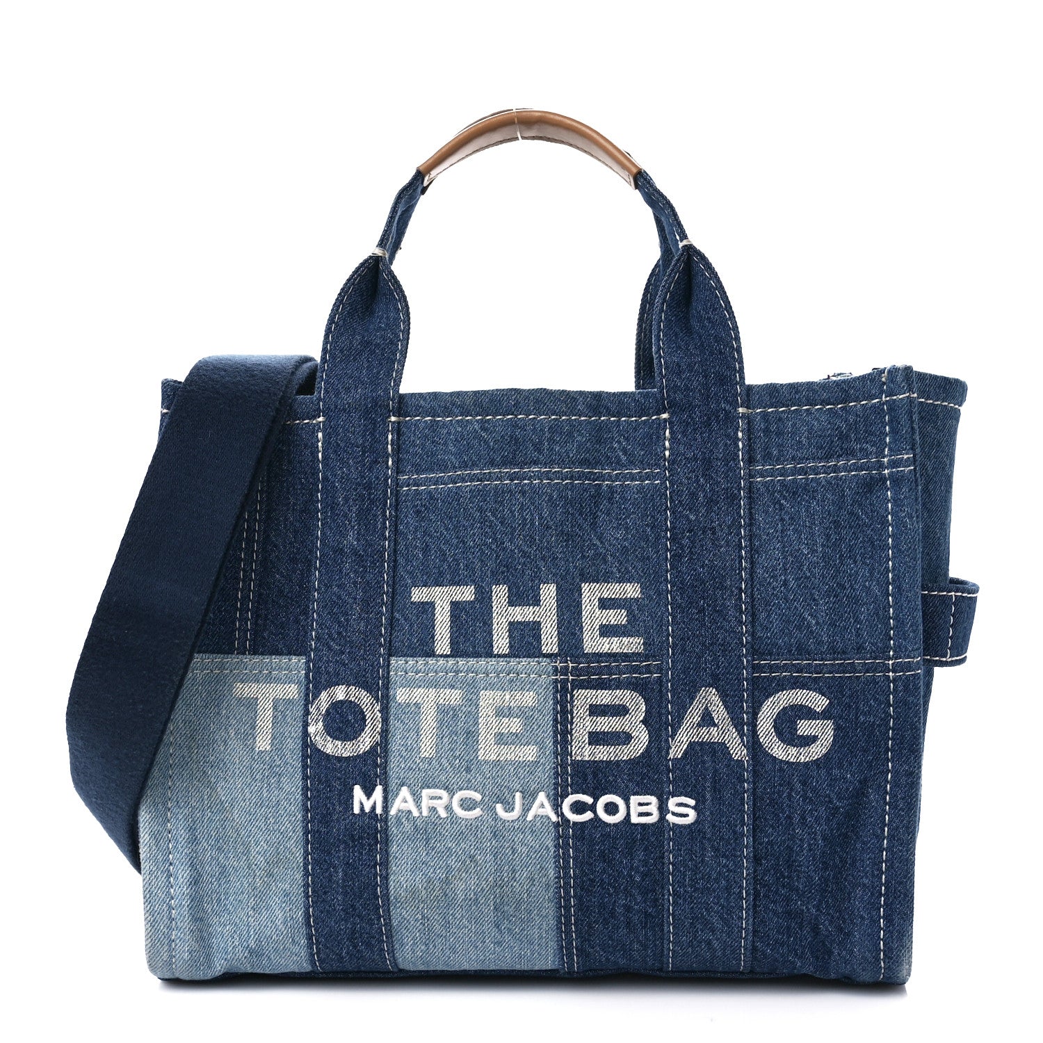 Marc Jacobs Denim Canvas Medium The Tote Bag Blue 1 of 12
