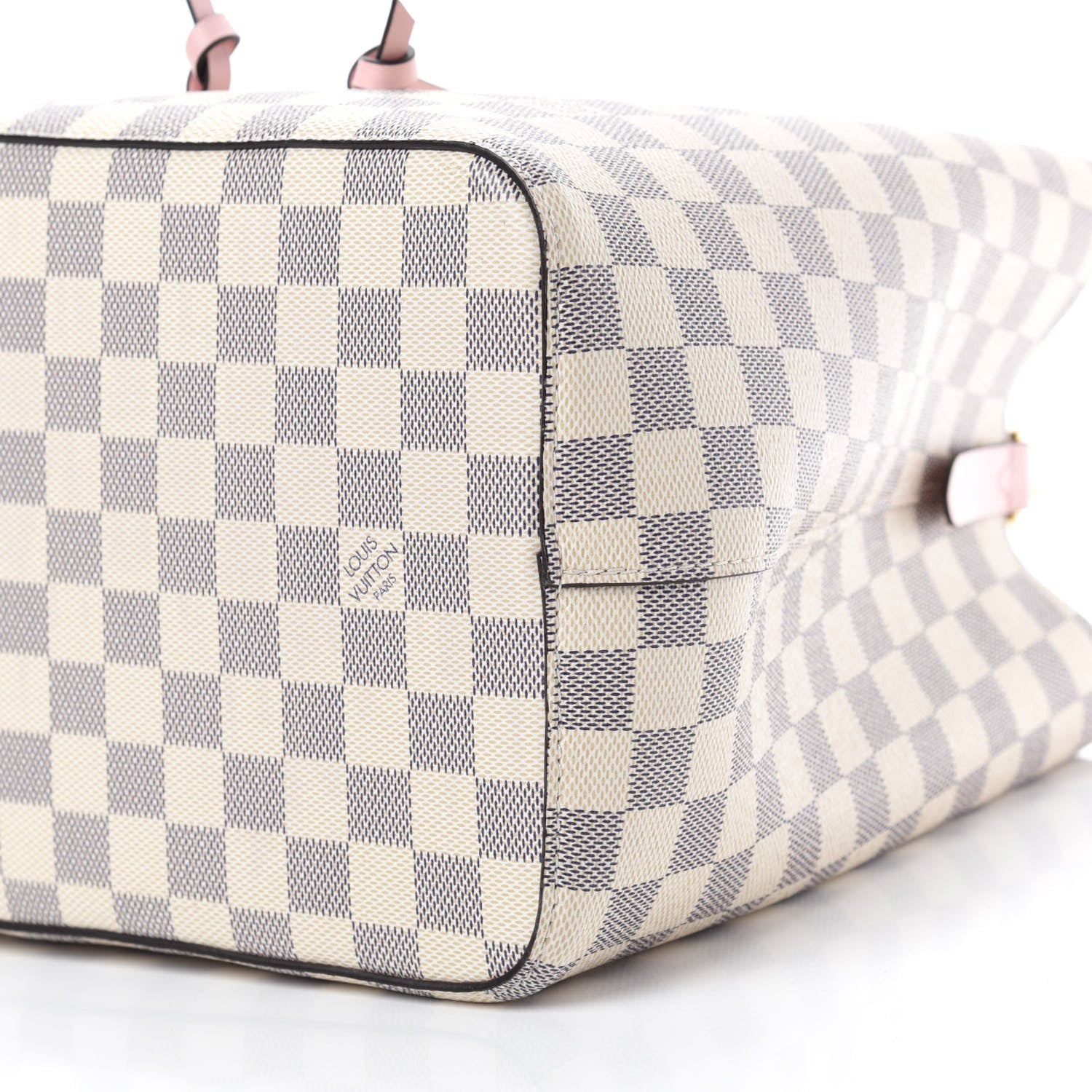 Louis Vuitton Damier Azur Neonoe MM Eau De Rose 7 of 9