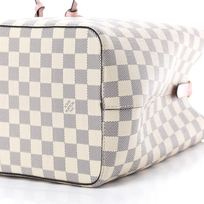 Louis Vuitton Damier Azur Neonoe MM Eau De Rose 7 of 9
