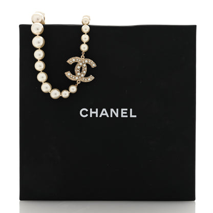Chanel Pearl CC 100th Anniversary Necklace Light Gold 5 of 5