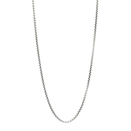 David Yurman Sterling Silver 2.7mm Small Box Chain Necklace 22" 1 of 4