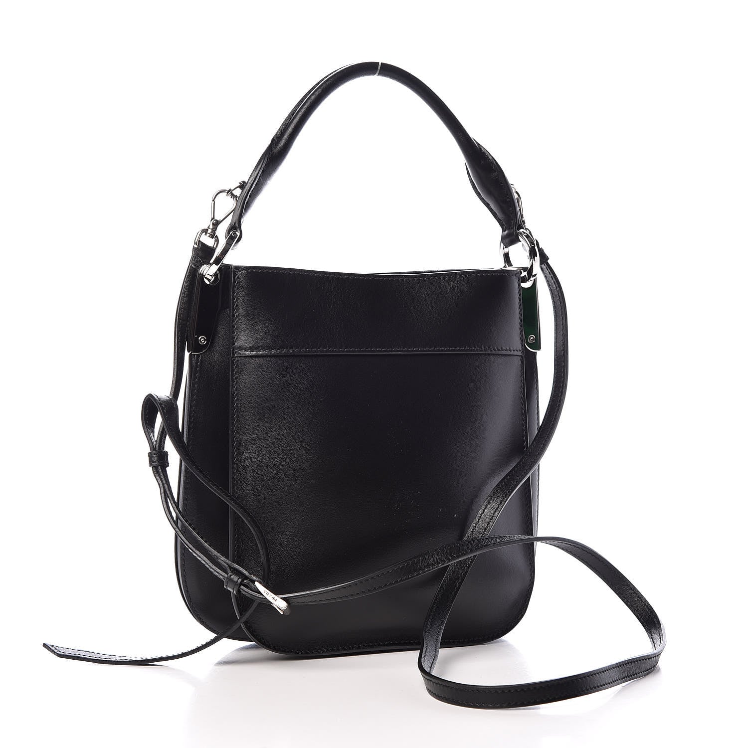 Prada City Calfskin Small Margit Bag Black 3 of 10