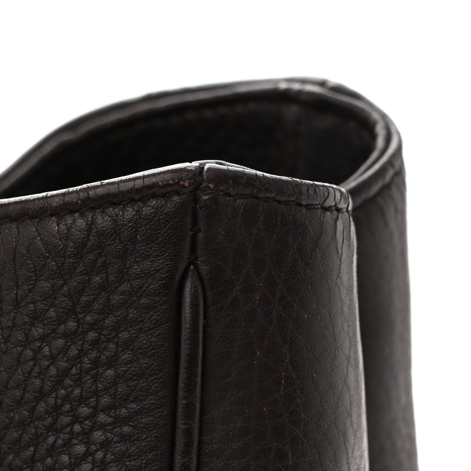 Gucci Pebbled Calfskin Medium 1973 Tote Dark Brown 12 of 12