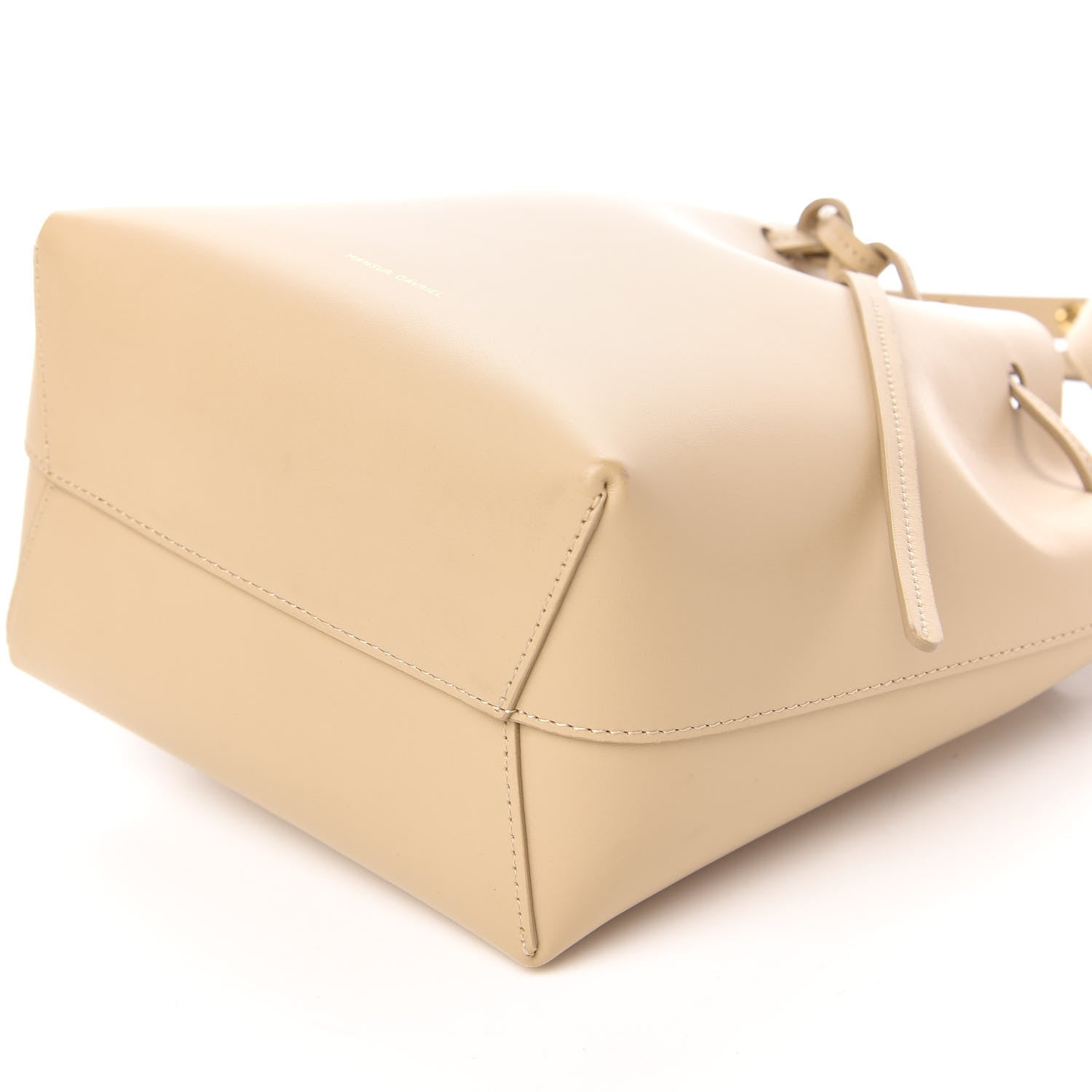 Mansur Gavriel Calfskin Mini Bucket Bag Sand 9 of 9