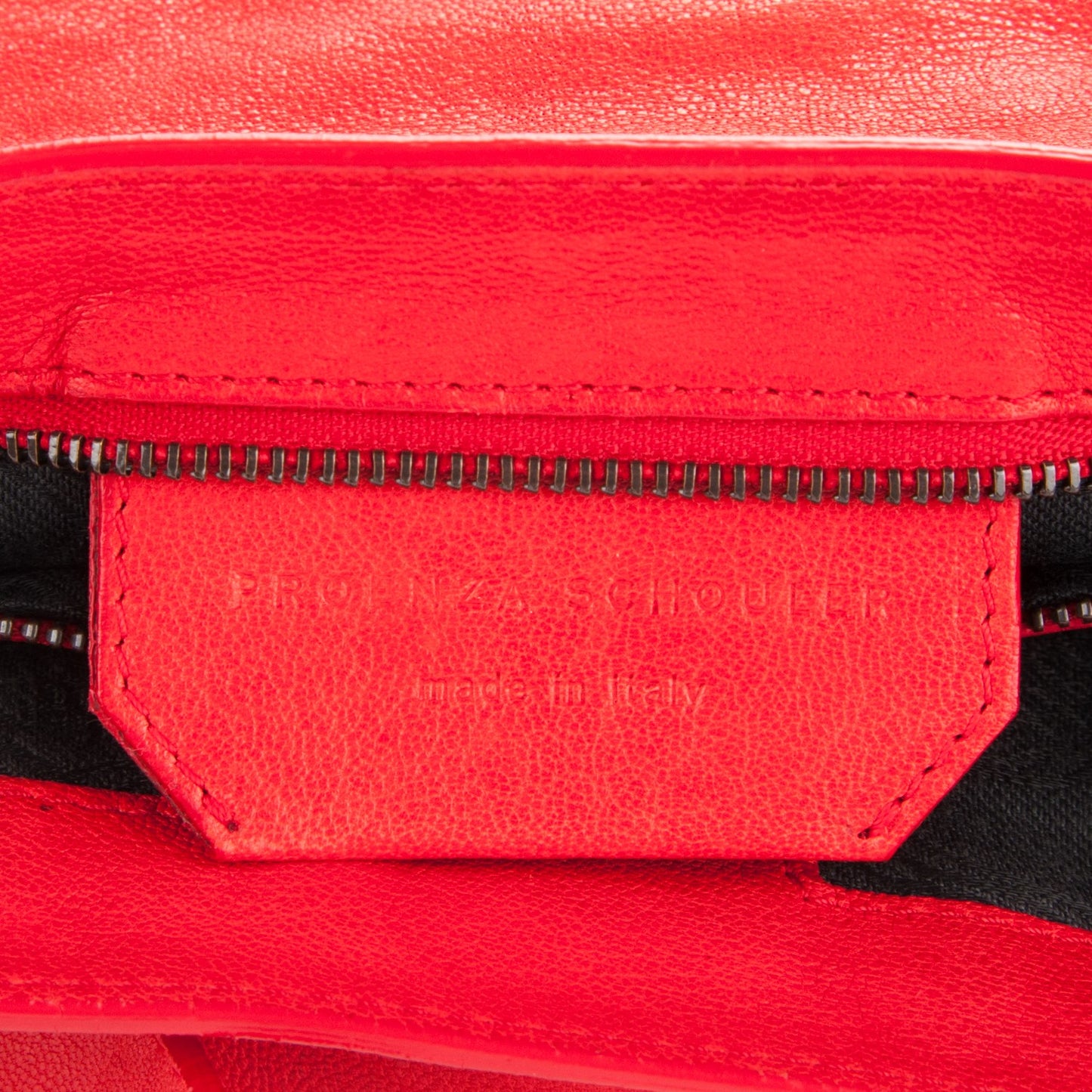 Lambskin Large PS1 Satchel Bright Red