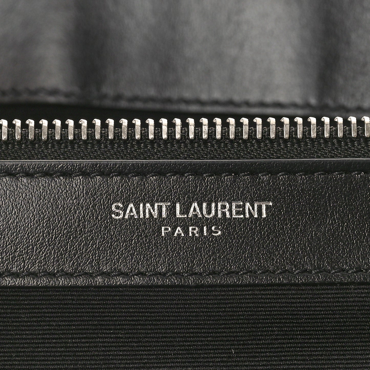 Calfskin Y Quilted Monogram Large Loulou Chain Satchel Black