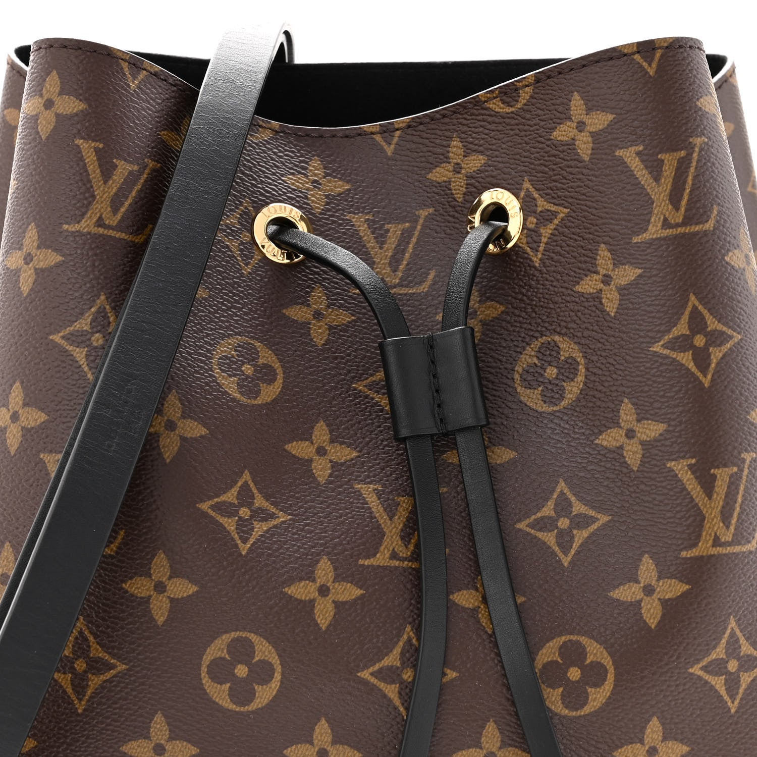 Louis Vuitton Monogram Neonoe MM Black 7 of 10