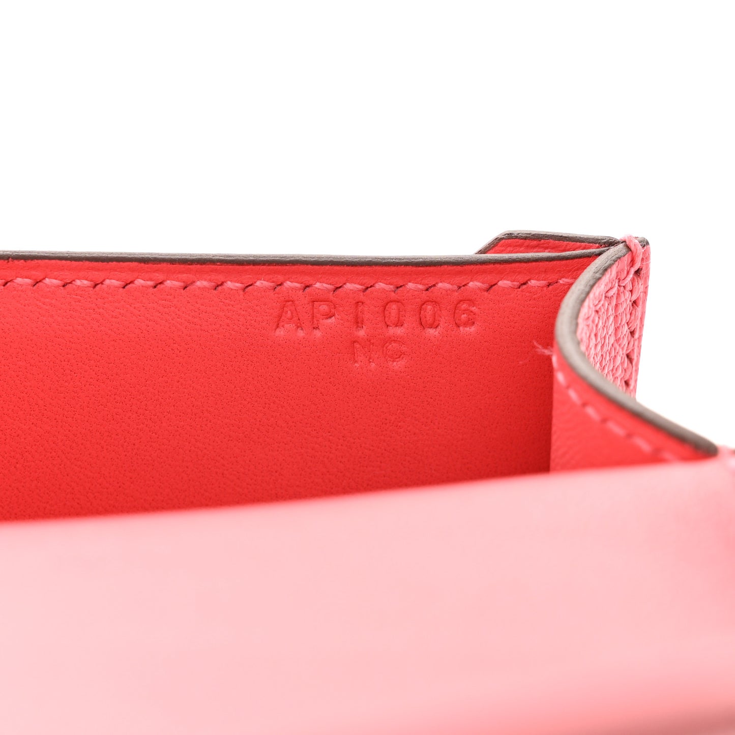 Chevre Mysore Mini Verrou Chaine Bag Rose Lipstick