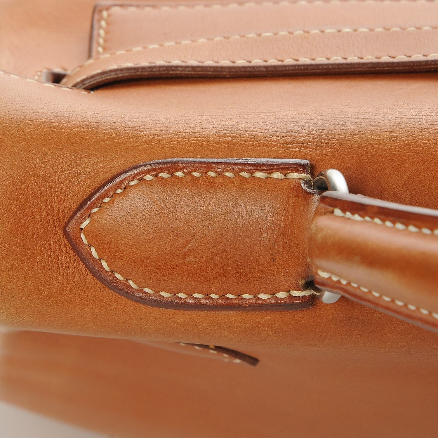 Hermes Natural Barenia Kelly Retourne 32 Fauve 33 of 40