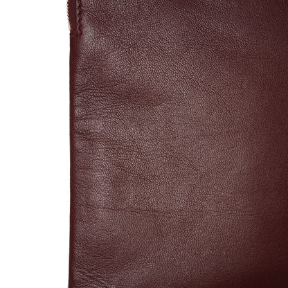 Celine Lambskin iPad Clutch Rust 10 of 12
