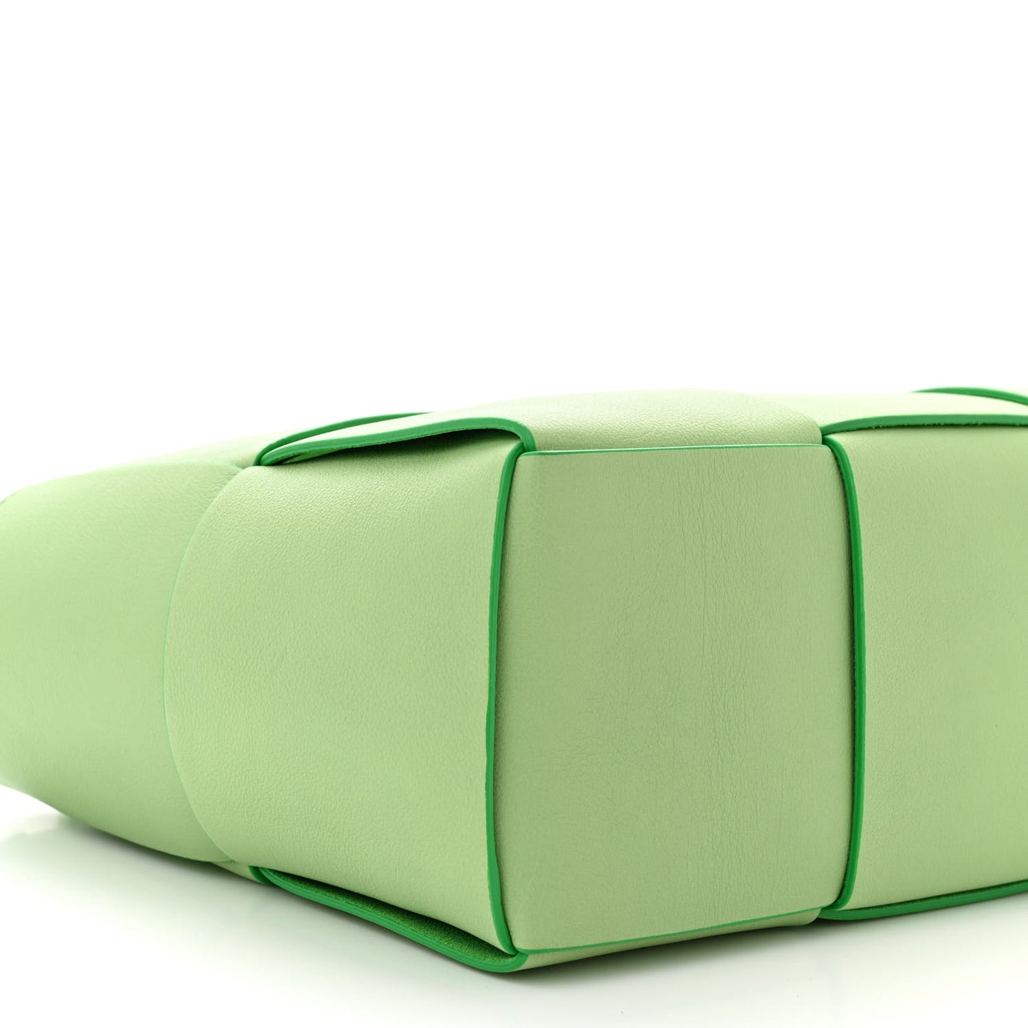Nappa Maxi Intrecciato Arco Tote Pistachio Parakeet