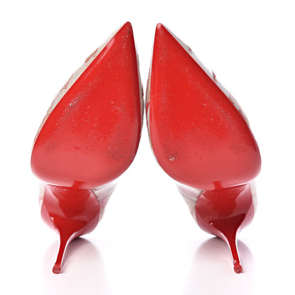 Christian Louboutin PVC Loubi Print So Kate 120 Pumps 38 Kraft 7 of 10
