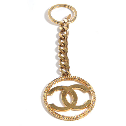 Chanel CC Key Chain Gold 1 of 4