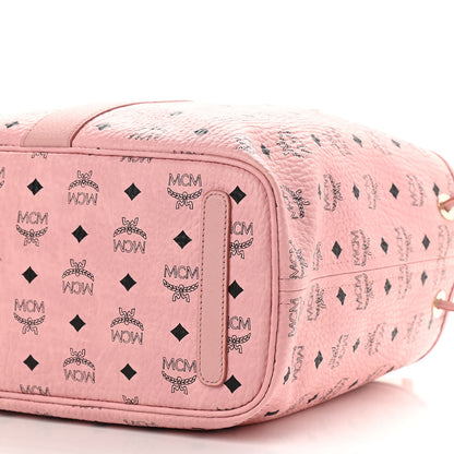 MCM Visetos Medium Liz Reversible Shopper Tote Soft Pink 14 of 18