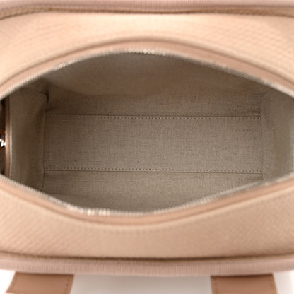Chanel Canvas Deauville Small Bowling Bag Beige 5 of 13