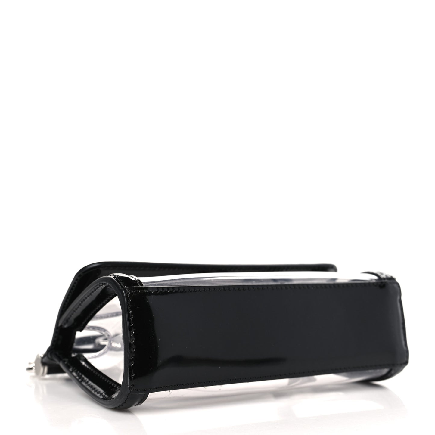 PVC Small Miss Sicily Satchel Transparent Black