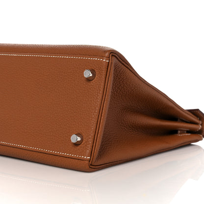 Hermes Togo Kelly Retourne 32 Gold 7 of 34