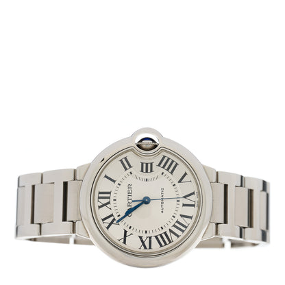 Cartier Stainless Steel 36mm Ballon Bleu De Cartier Automatic Watch 2 of 5
