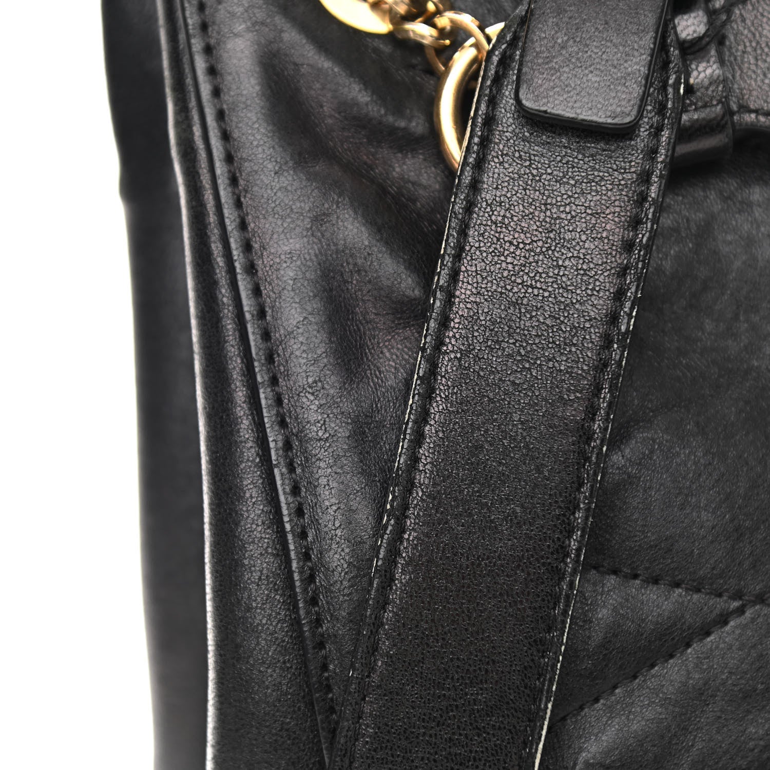 Lanvin Lambskin Quilted Medium Sugar Shoulder Bag Black 13 of 15