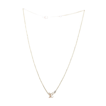 Louis Vuitton 18K Yellow Gold Diamond Idylle Blossom LV Pendant Necklace 3 of 6