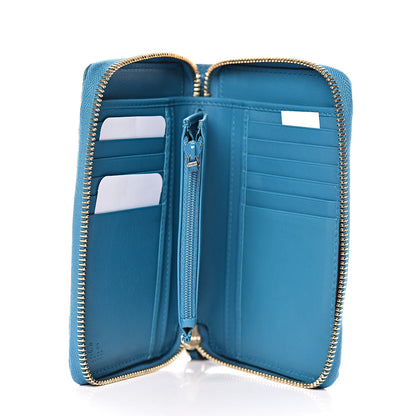 Gucci Microguccissima Zip Around Organizer Wallet Deep Cobalt 5 of 8