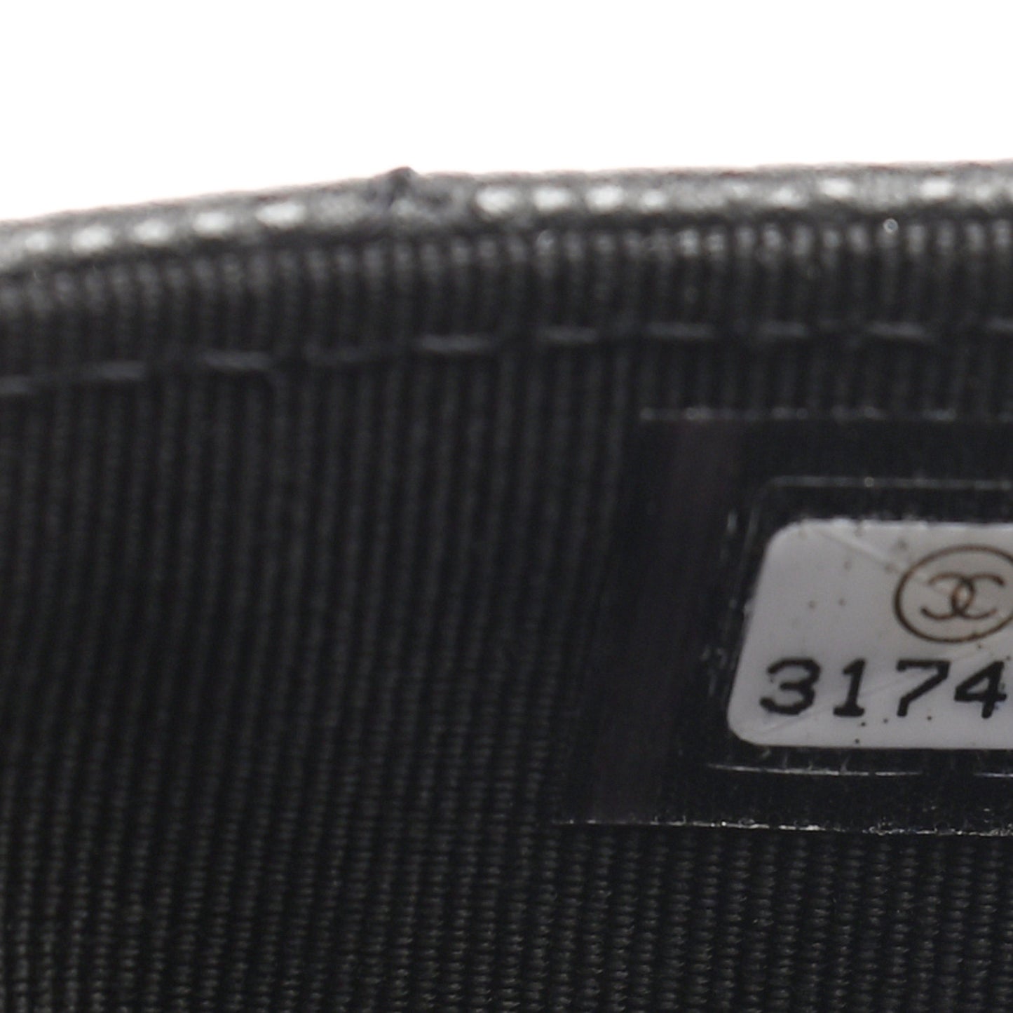 Caviar Quilted Boy Flap Card Holder Black