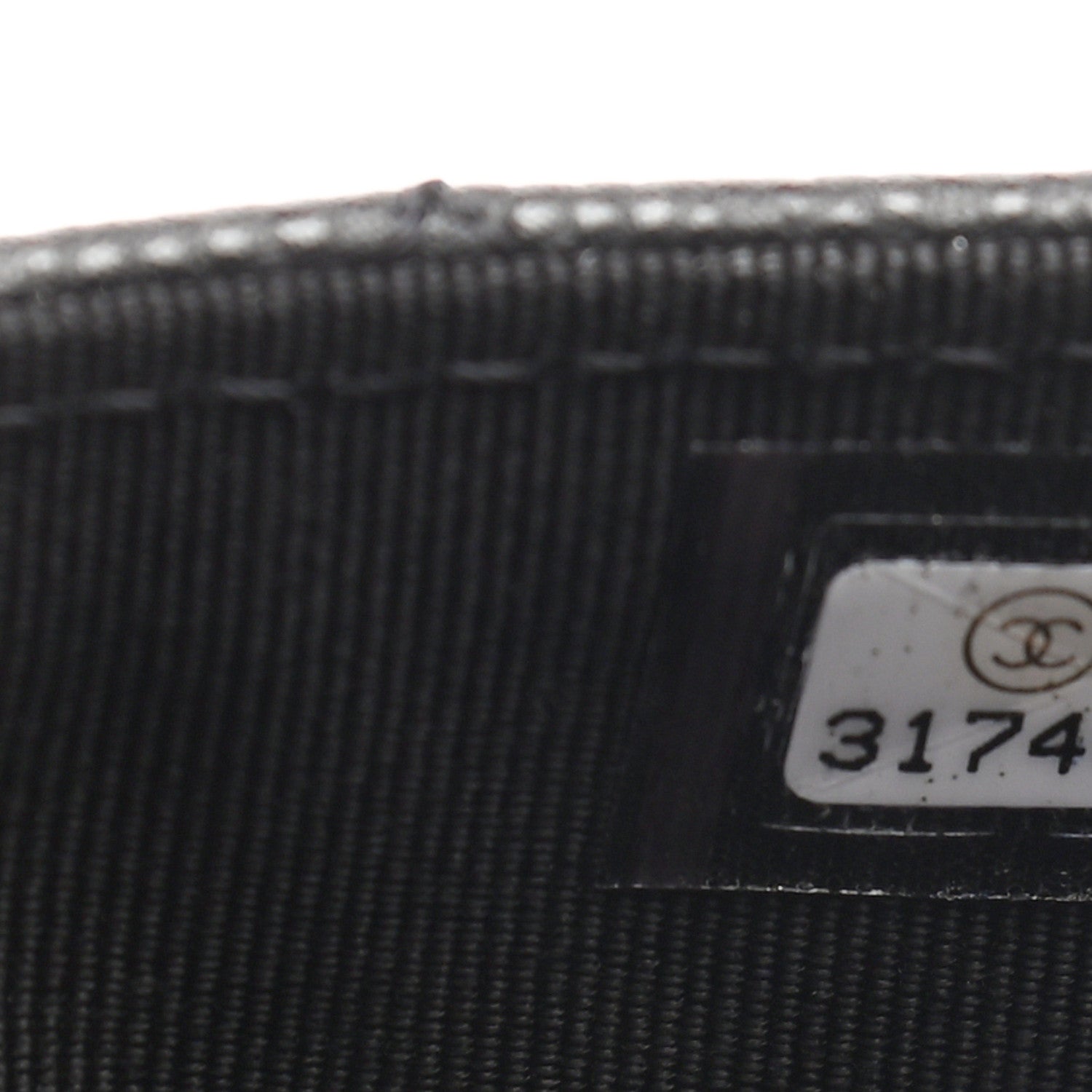 Chanel Caviar Quilted Boy Flap Card Holder Black 8 of 8