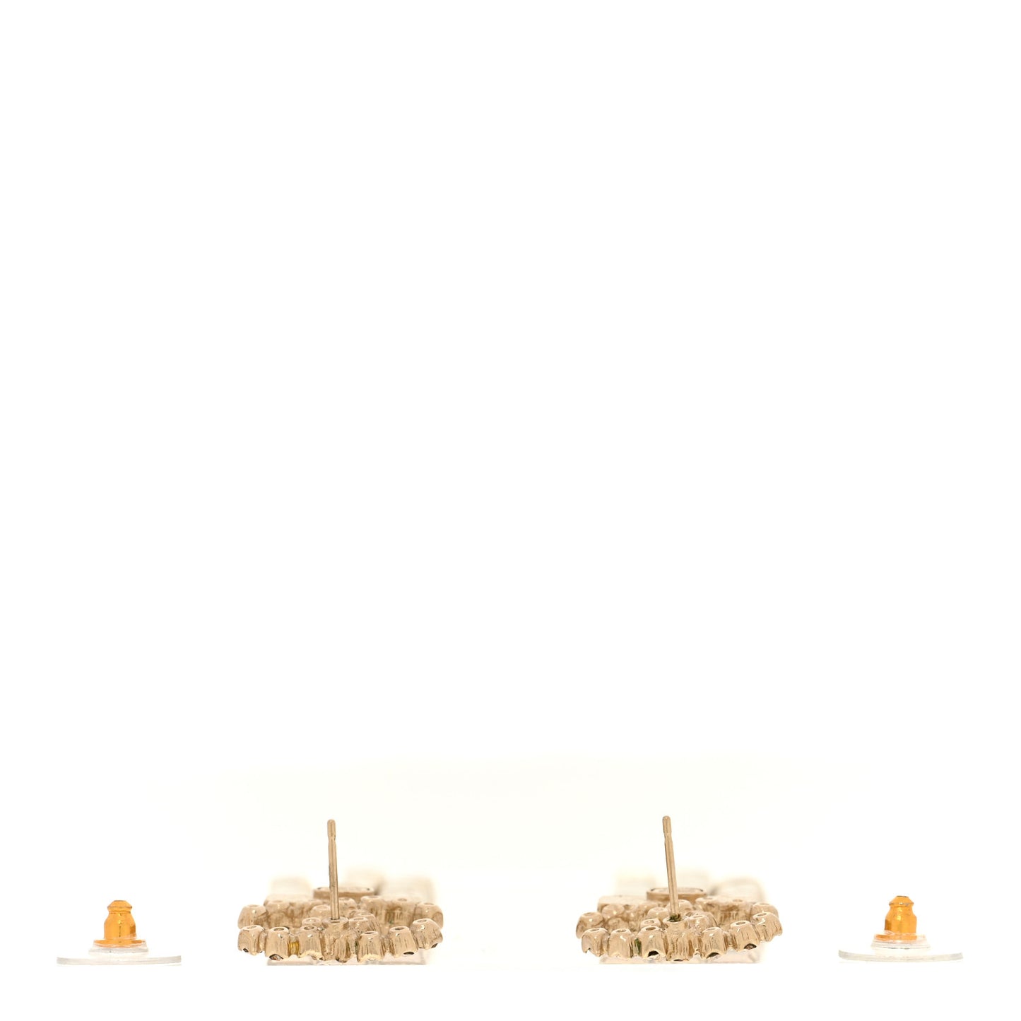 Baguette Crystal CC Drop Earrings Multi