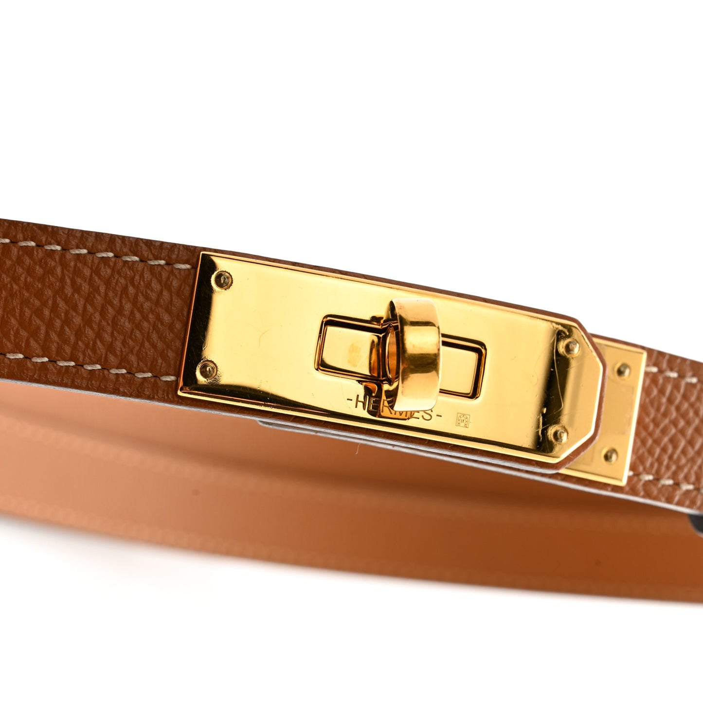 Epsom Kelly Belt Gold