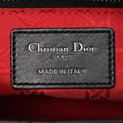 Christian Dior Lambskin Cannage Small My ABCDior Lady Dior Black 6 of 14