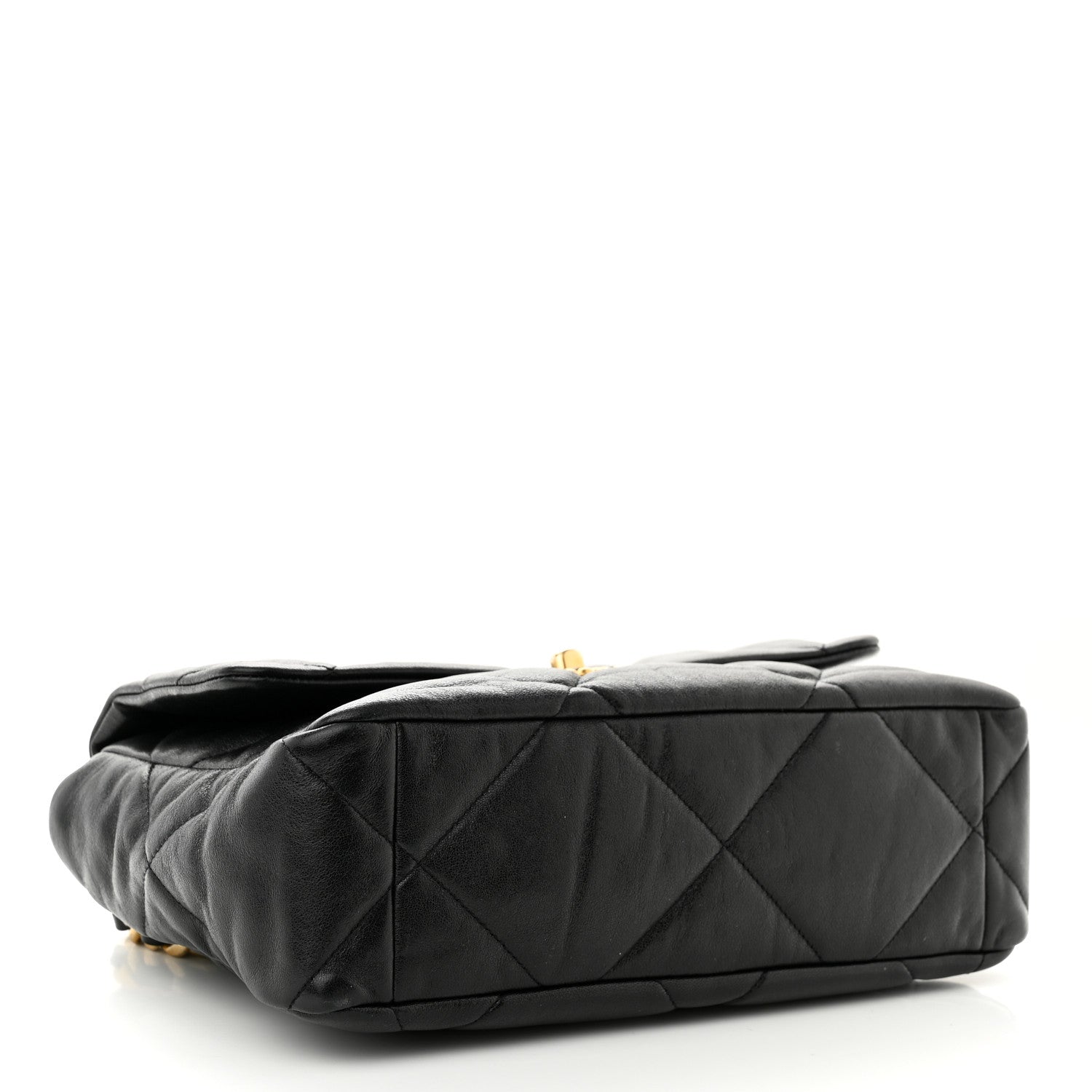 Chanel Lambskin Quilted Large Chanel 19 Flap Black 4 of 10